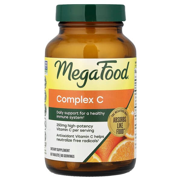 MegaFood, Complex C, 60 таблеток