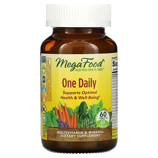 MegaFood, One Daily, витамины для приема один раз в день, 60 таблеток