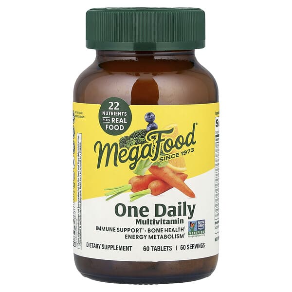 MegaFood, Multivitamine journalière, 60 comprimés