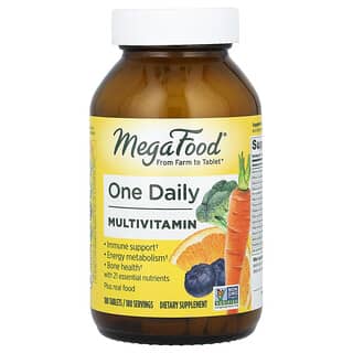 MegaFood, One Daily Multivitamin, Ein Multivitaminpräparat täglich, 180 Tabletten