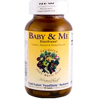 MegaFood, DailyFoods, Baby & Me, 90 Tablets