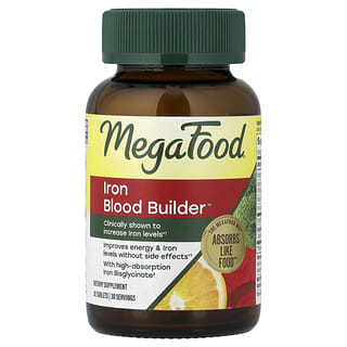 MegaFood, Constructor de sangre, 30 comprimidos