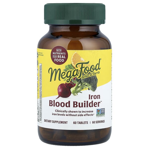 MegaFood Blood Builder™, Iron, 60 Tablets