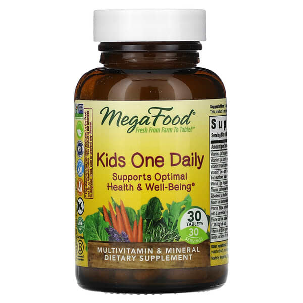 MegaFood, Kids One Daily, 30 Tablets