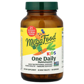 MegaFood, 兒童每日一片多維生素，60 片迷你片