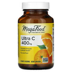 MegaFood, Ultra C, 400 mg, 60 Tablets