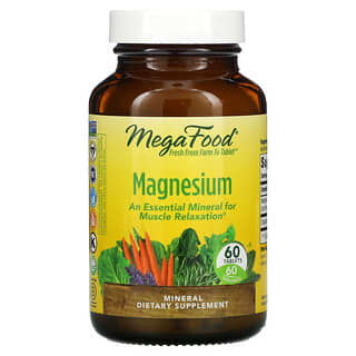 MegaFood, Magnesium, 60 Tablets