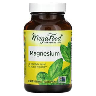MegaFood, Magnesio, 60 comprimidos
