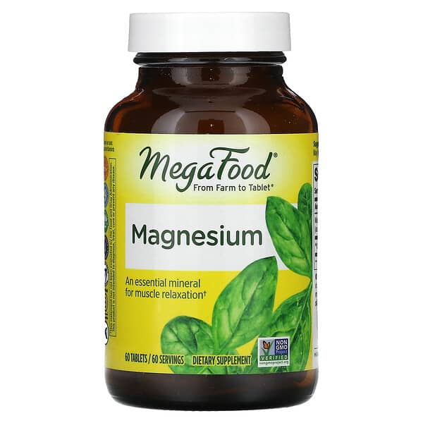 MegaFood, Magnésium, 60 comprimés