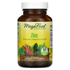 MegaFood, Zinc, 60 comprimidos