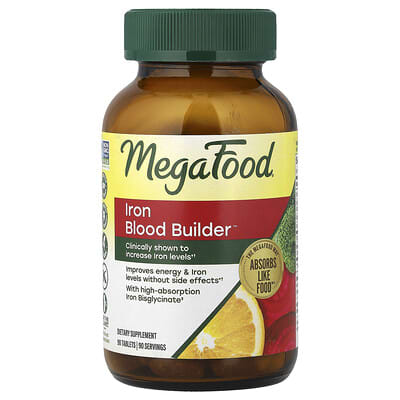 MegaFood, Iron Blood Builder™, 90 Tablets