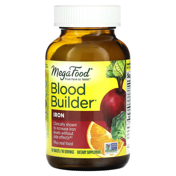 MegaFood, Blood Builder, Blutaufbau, 90 Tabletten