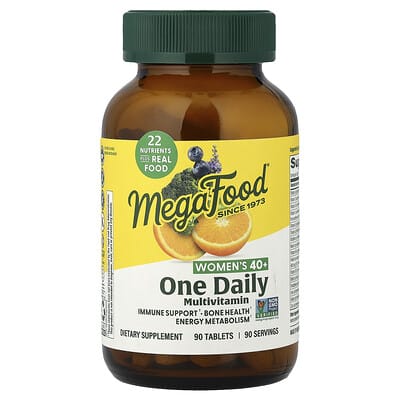 MegaFood, Women's 40+ One Daily Multivitamin, 90 Tablets