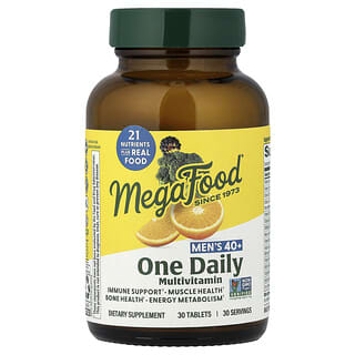 MegaFood, 40 岁以上男性每日一片多维生素，30 片