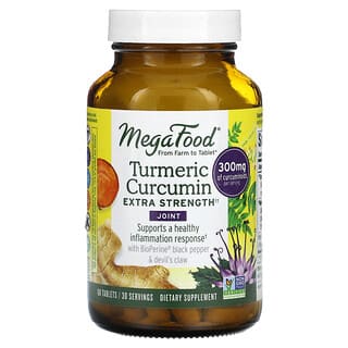 MegaFood, Turmeric Curcumin, Extra Strength, 150 mg, 60 Tablets