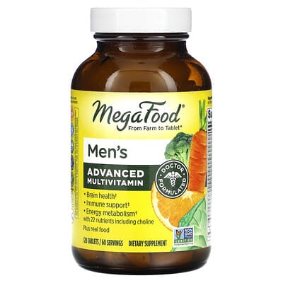 MegaFood, Men's Multivitamin, 120 Tablets