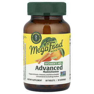 MegaFood, улучшенный мультивитаминный комплекс, для женщин старше 40 лет, 60 таблеток