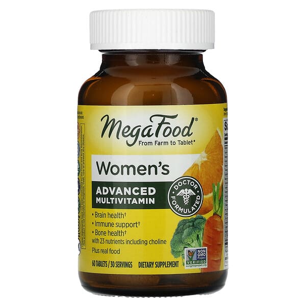 MegaFood (ميغافود)‏, فيتامينات Multi for Women، عبوة 60 قرصًا