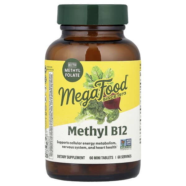 MegaFood, Methyl B12, 60 mini tablet