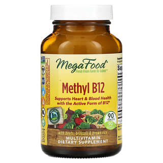 MegaFood, Metill B12, 90 Comprimidos