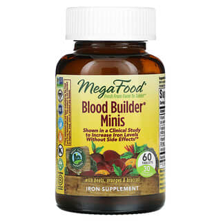 MegaFood, Minicomprimidos Blood Builder, 60 comprimidos