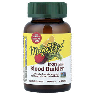 MegaFood, Blood Builder™, железо, 60 таблеток