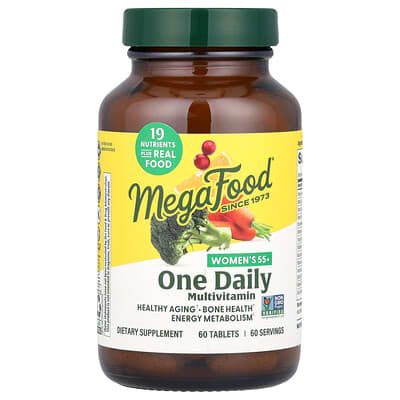 MegaFood, Women 55+, One Daily, 60 Tablets