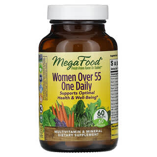 MegaFood, Mujeres mayores de 55 años, Un comprimido diario, 60 comprimidos
