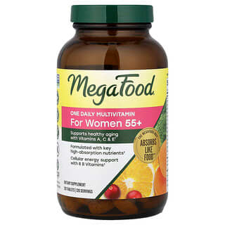 MegaFood, One Daily Multivitamin, For Women 55+, 120 Tablets