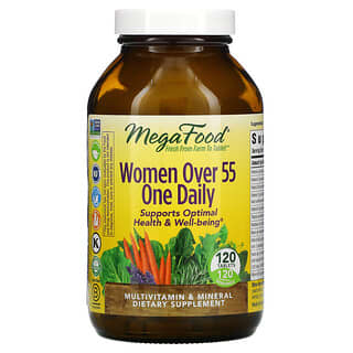MegaFood, Multivitamínico para Mulheres Acima de 55 Anos One Daily, 120 Comprimidos