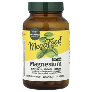 MegaFood, Magnesium, 60 Capsules