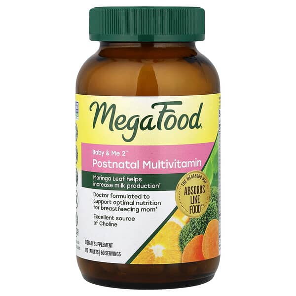 MegaFood, Baby & Me 2™, Postnatal Multi, 120 Tablets