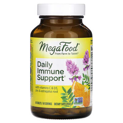 MegaFood, Daily Defense Support, 60 Tablets