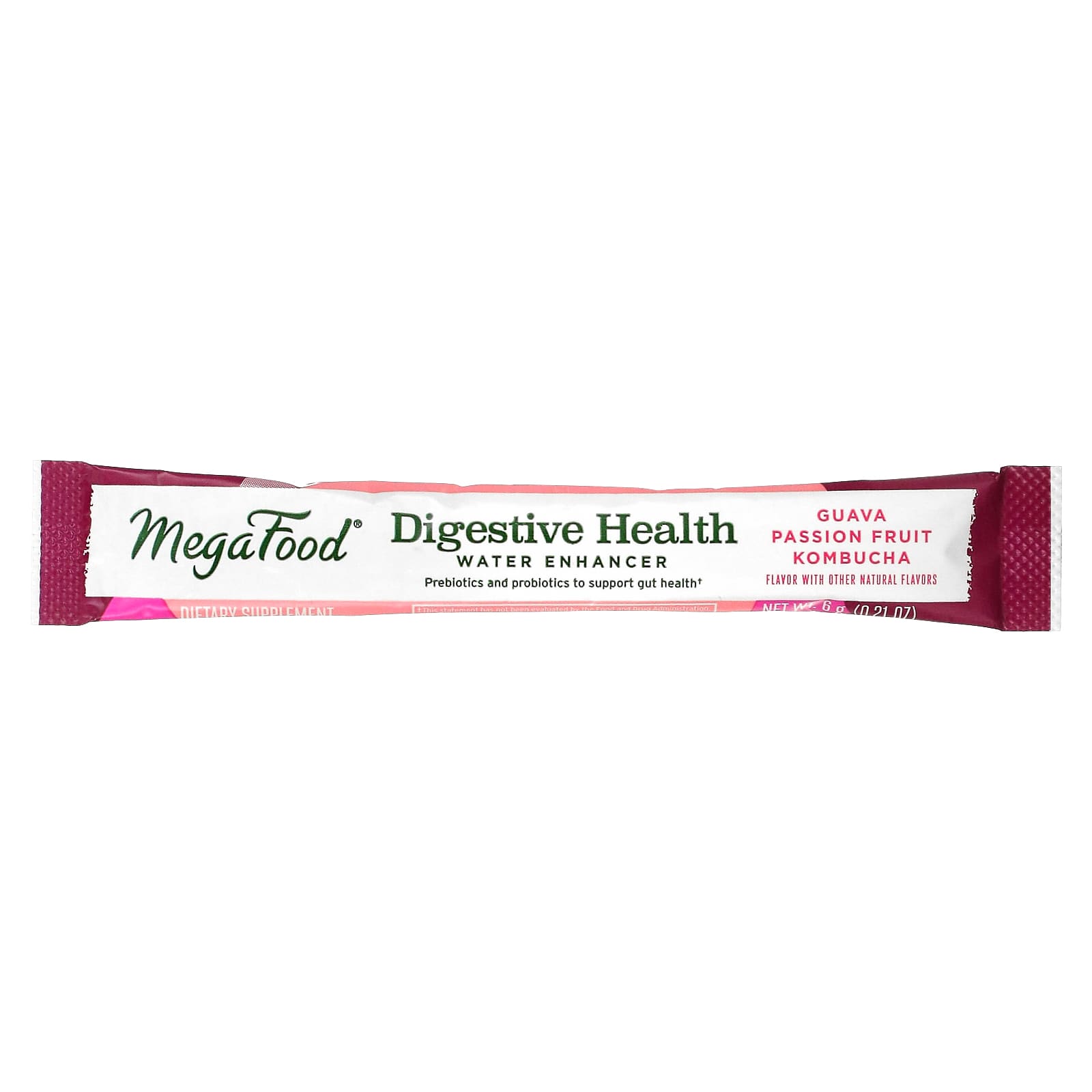 MegaFood, Digestive Health, Water Enhancer, Guava Passion Fruit