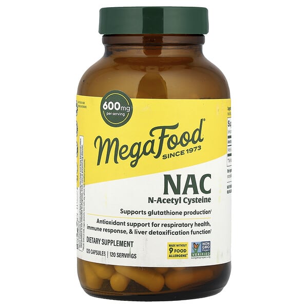 ميغافود‏, NAC ، 600 ملجم ، 120 كبسولة