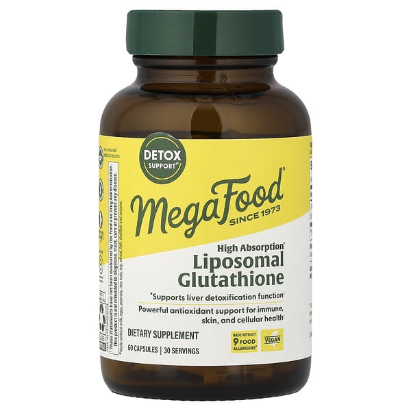 MegaFood, Liposomal Glutathione, 60 Capsules — product photo 1