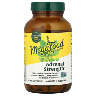 MegaFood, Fuerza suprarrenal, 90 tabletas