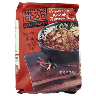 Mike's Mighty Good, Craft Ramen, vegetarische Kimchi-Ramen-Suppe, 64 g (2,3 oz.)