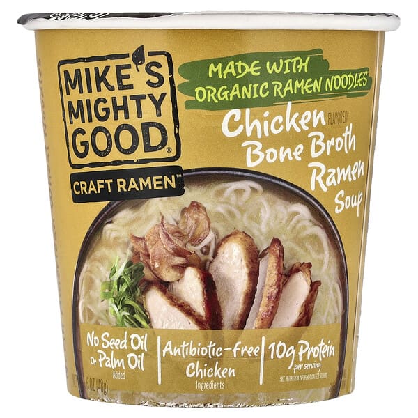 Mike's Mighty Good, Craft Ramen™, Chicken Bone Broth Ramen Soup, 1.6 oz (48 g)