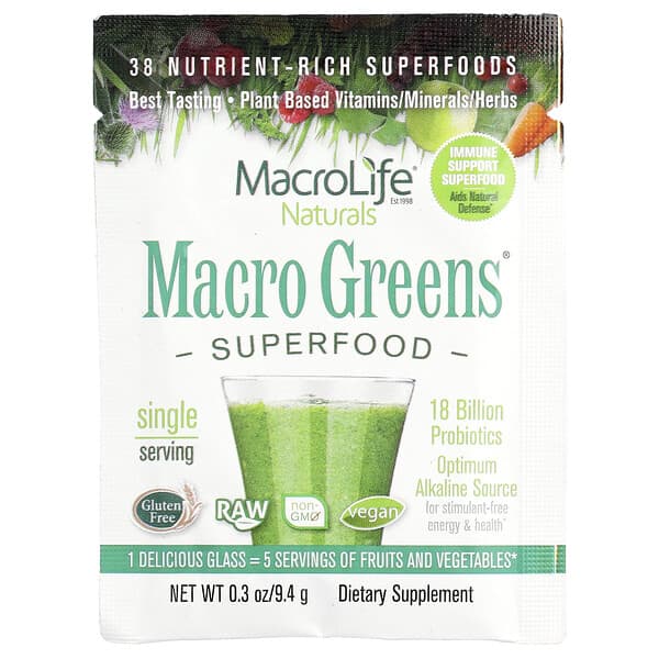 Macro Greens®, Superfood, 0.3 oz (9.4 g)