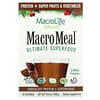 MacroMeal, Ultimate Superfood, Chocolate, 10 Packets, 1.6 oz (45 g) Each