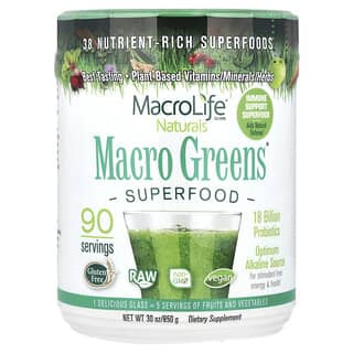 Macrolife Naturals, Macro Greens®, Superfood, 30 oz (850 g)