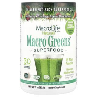 Macrolife Naturals, Macro Greens, Superfood, 10 oz (283.5 g)