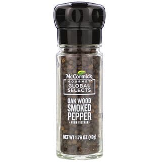 McCormick Gourmet Global Selects, Oak Wood Smoked Pepper From Vietnam,  1.76 oz (49 g)