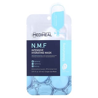 Mediheal, قناع تجميلي للترطيب المكثف بعامل الترطيب الطبيعي، قناع ورقي واحد، 0.91 أونصة سائلة (27 مل)