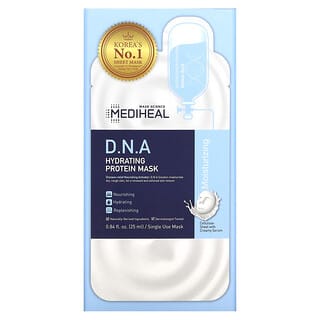 Mediheal, D.N.A., Masque protéiné hydratant, 5 feuilles, 25 ml chacun