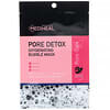 Pore Detox, Masque de beauté oxygénant aux bulles, 5 feuilles, 18 ml chacune