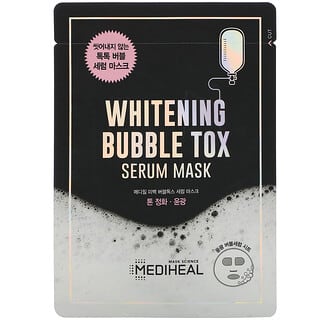 Mediheal, Bubble Tox, осветляющая тканевая маска с сывороткой, 1 лист, 21 мл