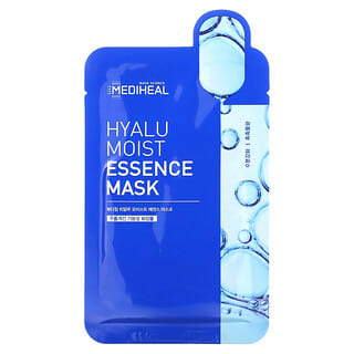 MEDIHEAL, Hyalu Moist Essence Beauty Mask, 1 тканевая маска, 20 мл (0,68 жидк. Унции)