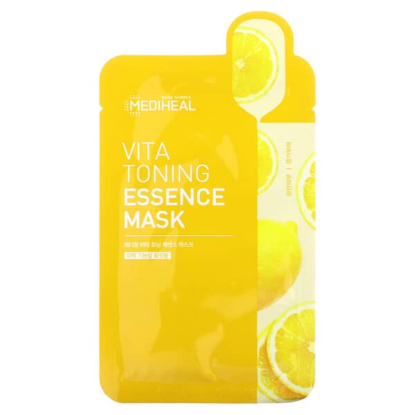 MEDIHEAL, Vita Toning Essence Beauty Mask, 1 Sheet, 0.68 fl oz (20 ml)